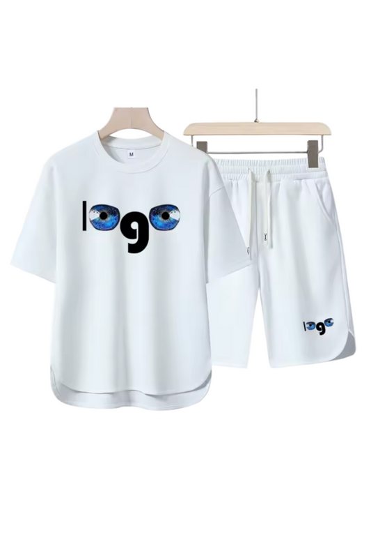 Graffiti Short Set White