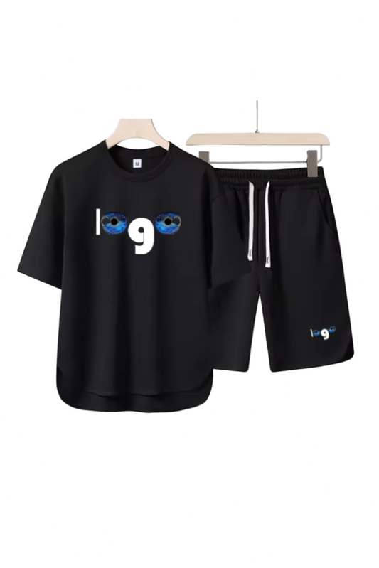 Graffiti Short Set Black